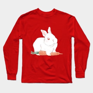 Ruby Rabbit with Carrot Long Sleeve T-Shirt